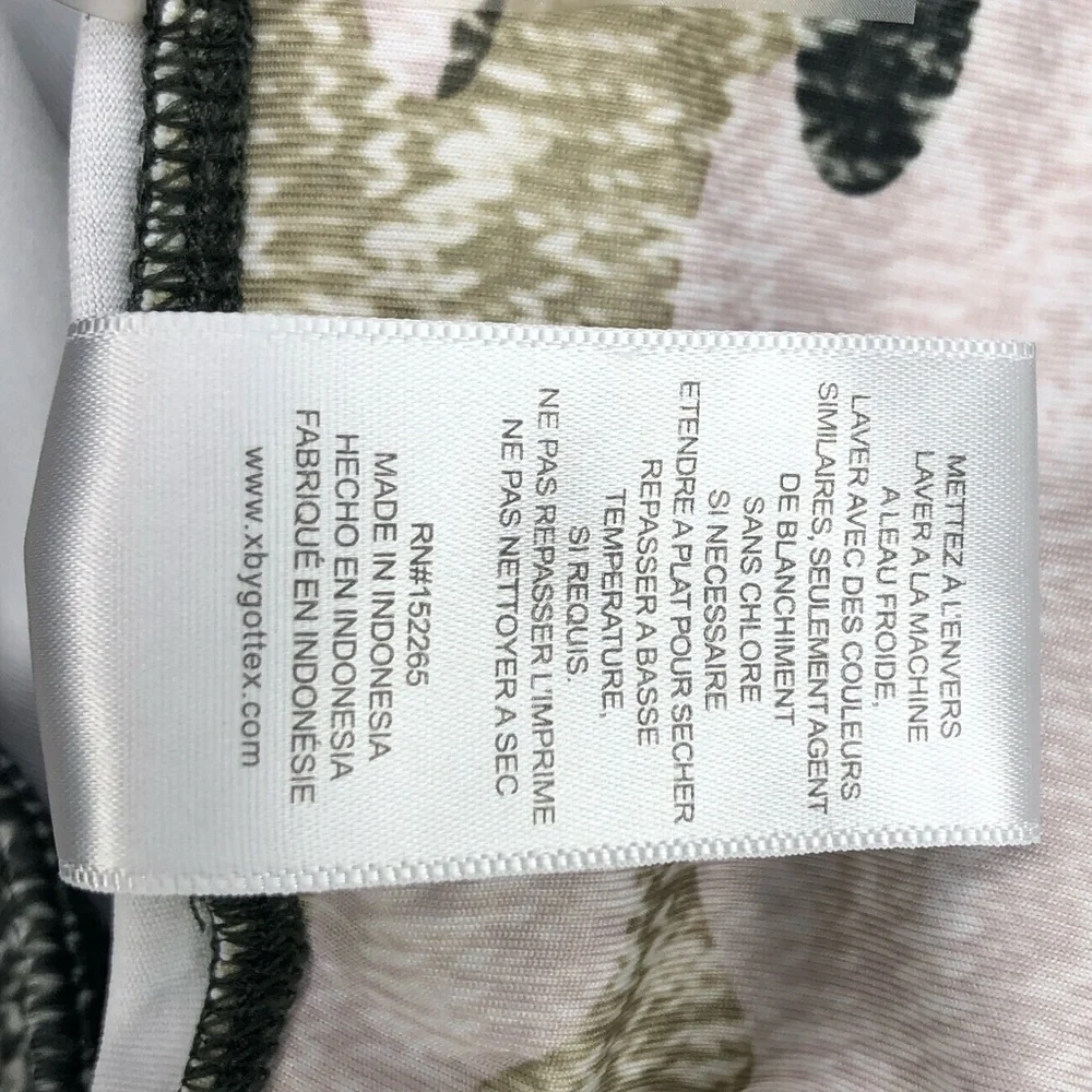 GOTTEX women’s athletic leggings in camo green and white w/black mesh de… - Picture 10 of 10